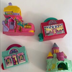 Mini Colorful Playhouse Set for Kids vintage